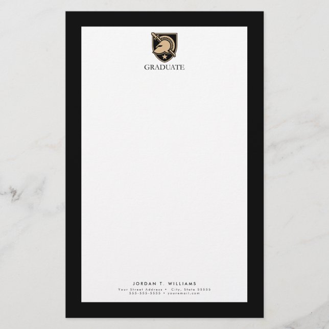 United States Military Academy Graduate Stationery (Front)