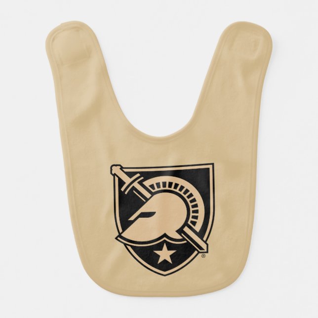 United States Military Academy Logo Baby Bib (Front)