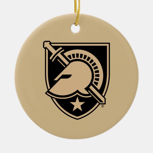 United States Military Academy Logo Ceramic Ornament (Front)