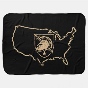 United States Military Academy Logo Country Love Baby Blanket