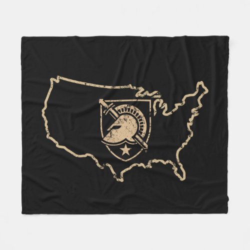 United States Military Academy Logo Country Love Fleece Blanket