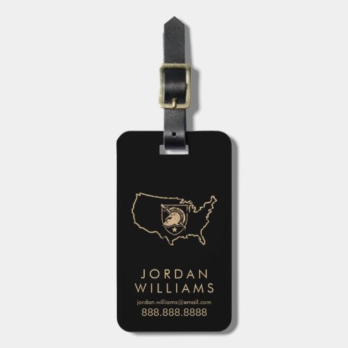 United States Military Academy Logo Country Love Luggage Tag