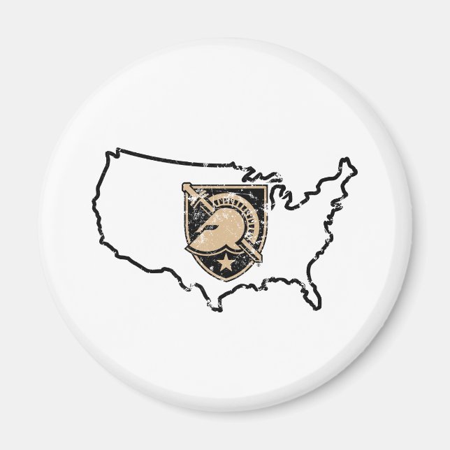 United States Military Academy Logo Country Love Magnet (Front)