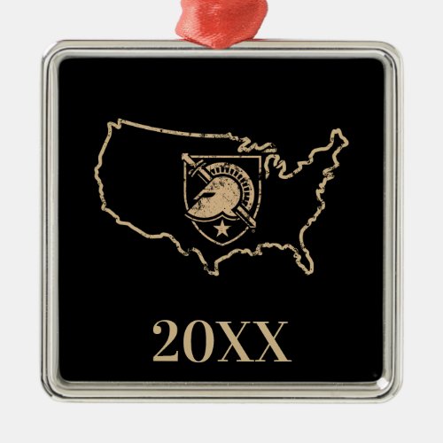 United States Military Academy Logo Country Love Metal Ornament