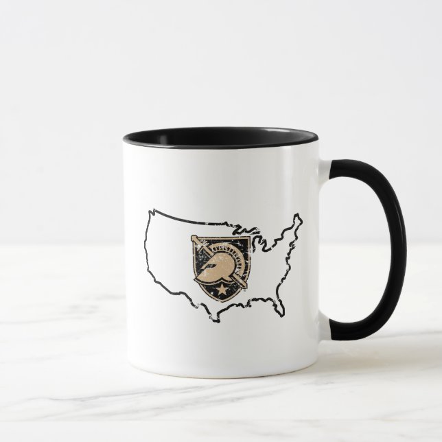 United States Military Academy Logo Country Love Mug (Right)