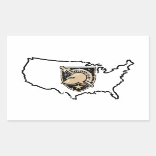 United States Military Academy Logo Country Love Rectangular Sticker