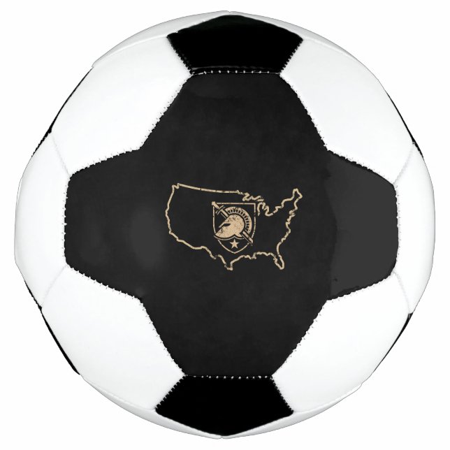 United States Military Academy Logo Country Love Soccer Ball (Front)