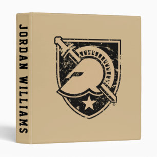 United States Military Academy Logo Distressed 3 Ring Binder