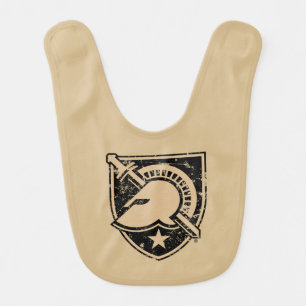 United States Military Academy Logo Distressed Baby Bib