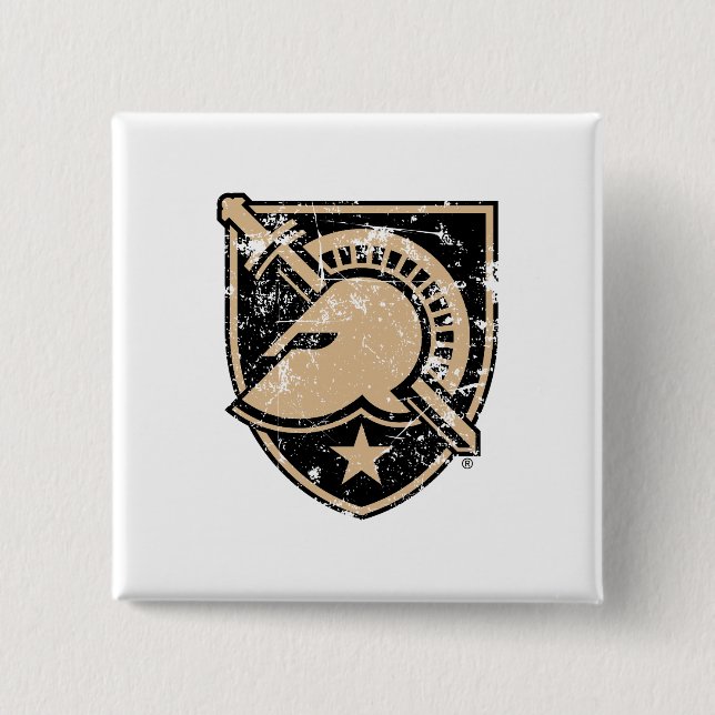 United States Military Academy Logo Distressed Button (Front)