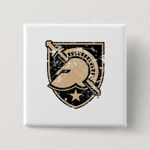 United States Military Academy Logo Distressed Button