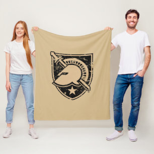 United States Military Academy Logo Distressed Fleece Blanket