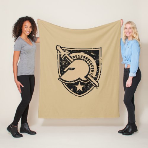 United States Military Academy Logo Distressed Fleece Blanket