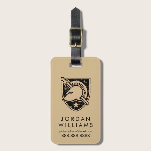 United States Military Academy Logo Distressed Luggage Tag