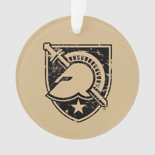 United States Military Academy Logo Distressed Ornament (Front)