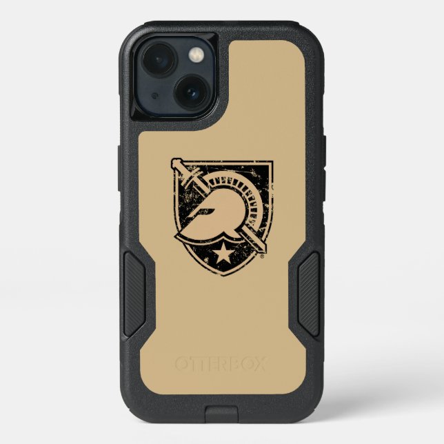 United States Military Academy Logo Distressed Otterbox iPhone Case (Back)