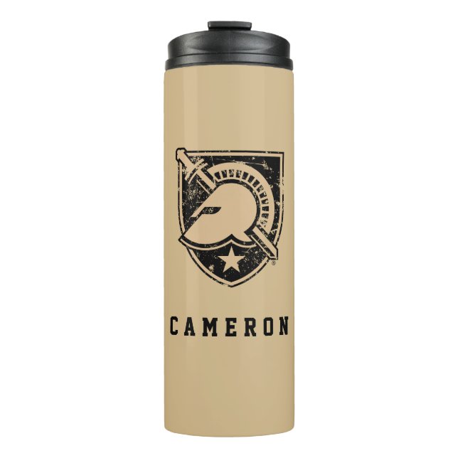 United States Military Academy Logo Distressed Thermal Tumbler (Front)