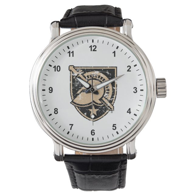 United States Military Academy Logo Distressed Watch (Front)