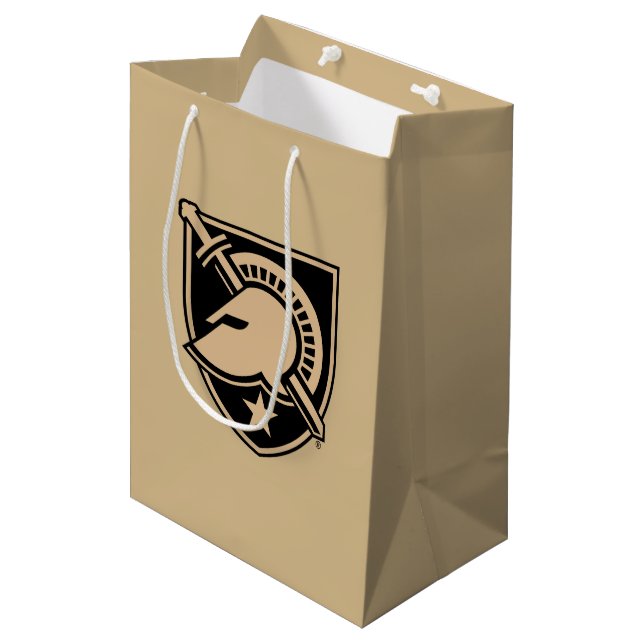 United States Military Academy Logo Medium Gift Bag (Front Angled)