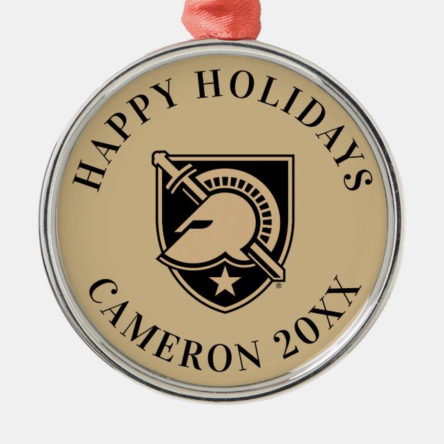United States Military Academy Logo Metal Ornament (Front)