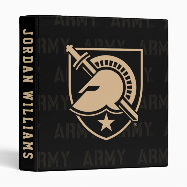 United States Military Academy Logo Watermark 3 Ring Binder (Front/Spine)