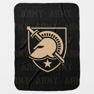 United States Military Academy Logo Watermark Baby Blanket
