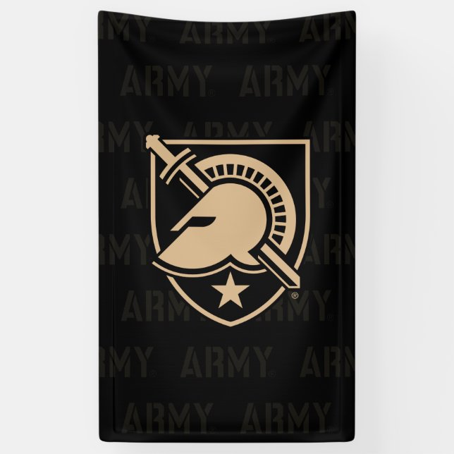 United States Military Academy Logo Watermark Banner (Vertical)