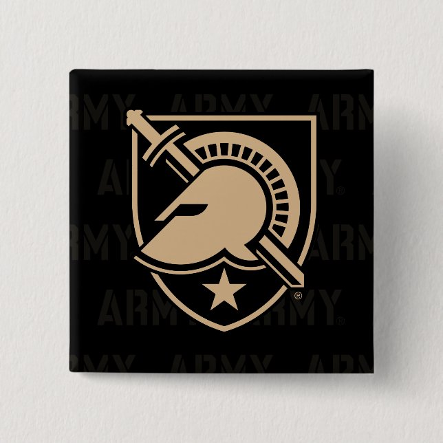 United States Military Academy Logo Watermark Button (Front)