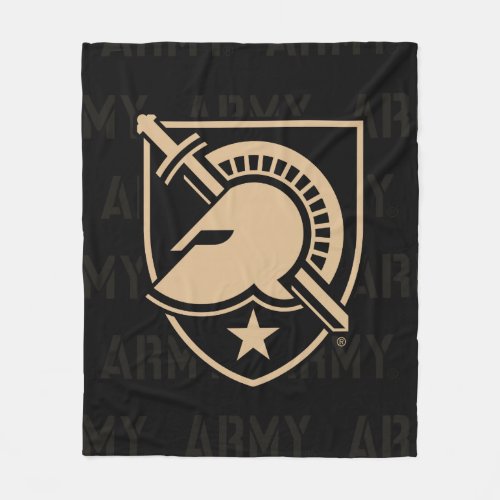 United States Military Academy Logo Watermark Fleece Blanket