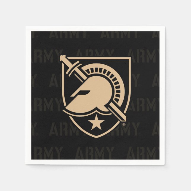 United States Military Academy Logo Watermark Napkins (Front)