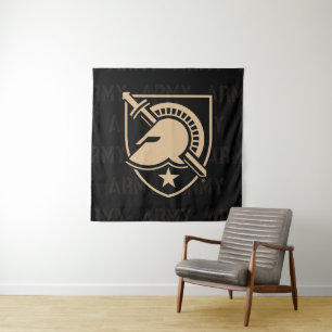 United States Military Academy Logo Watermark Tapestry