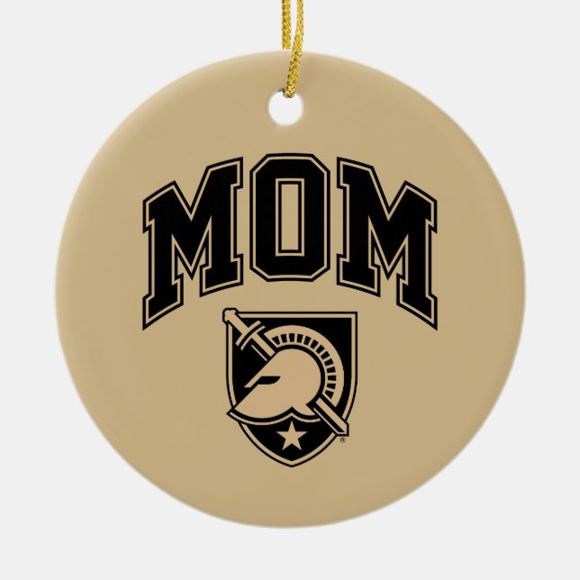 United States Military Academy Mom Ceramic Ornament (Front)