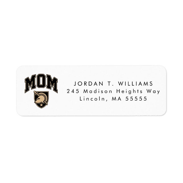 United States Military Academy Mom Label (Front)