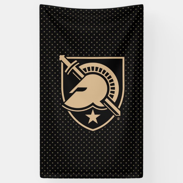 United States Military Academy Polka Dot Pattern Banner (Vertical)