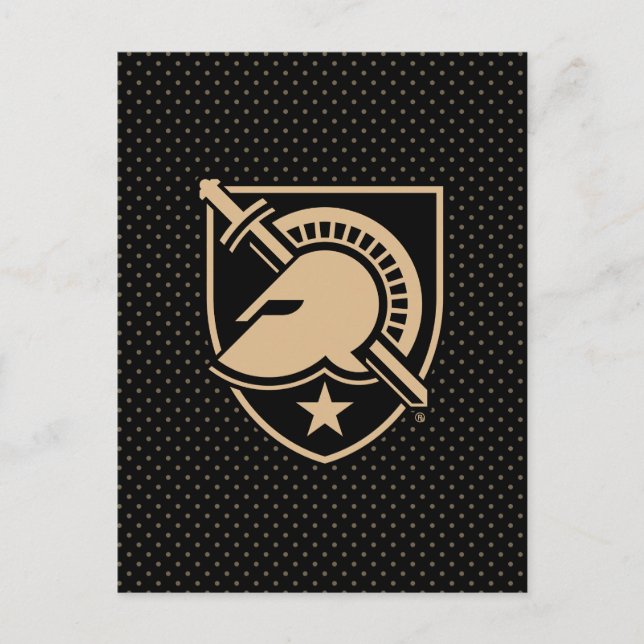 United States Military Academy Polka Dot Pattern Invitation Postcard (Front)