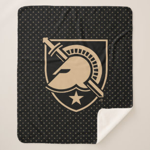 United States Military Academy Polka Dot Pattern Sherpa Blanket