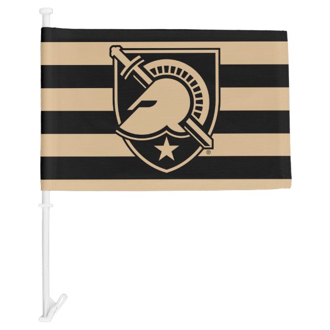 United States Military Academy Stripes Car Flag (Front)