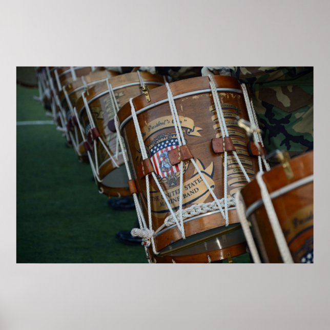 United States Military Drum Line Poster (Front)