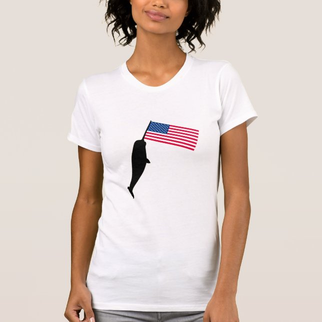 United States Narwhal T-Shirt (Front)