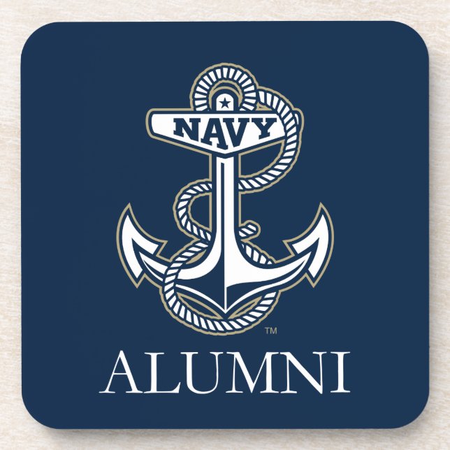 United States Naval Academy Alumni Beverage Coaster (Front)