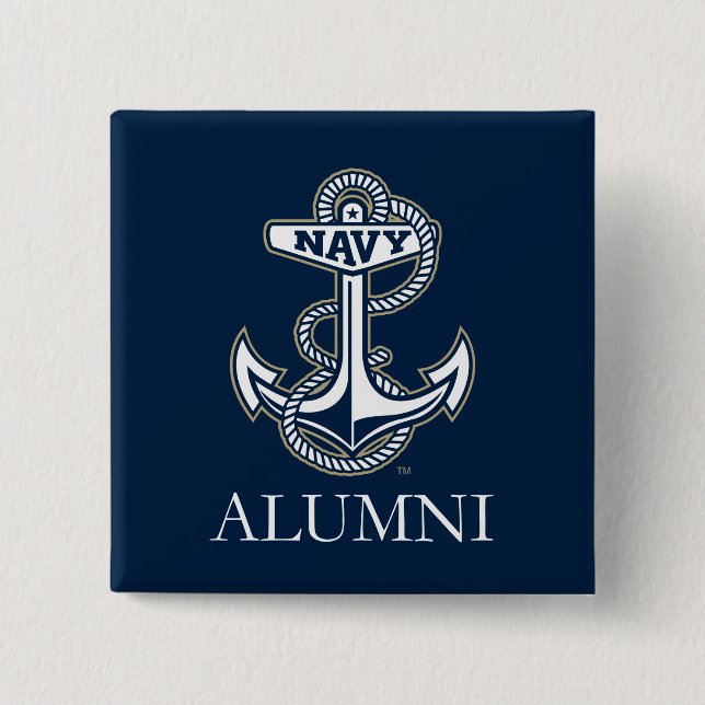 United States Naval Academy Alumni Button (Front)