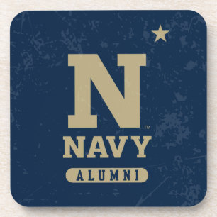 United States Naval Academy Alumni Distressed Beverage Coaster