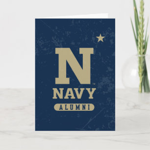 United States Naval Academy Alumni Distressed Card