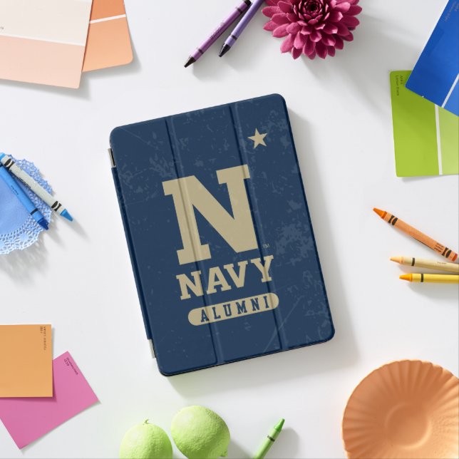 United States Naval Academy Alumni Distressed iPad Pro Cover (Desk)
