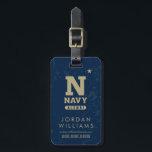 United States Naval Academy Alumni Distressed Luggage Tag<br><div class="desc">Check out these United States Naval Academy designs! Show off your Midshipmen pride with these new University products. These make the perfect gifts for the Naval Academy student, alumni, family, friend or fan in your life. All of these Zazzle products are customizable with your name, class year, or club. Go...</div>