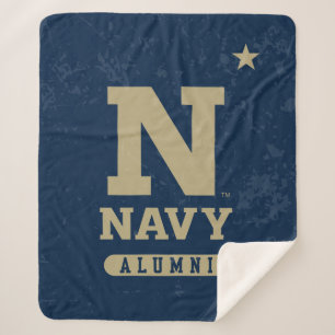 United States Naval Academy Alumni Distressed Sherpa Blanket