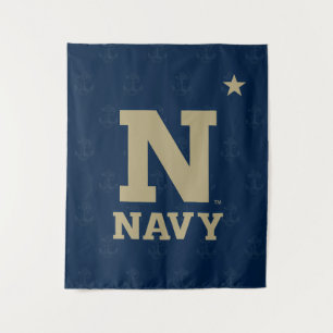 United States Naval Academy Alumni Distressed Tapestry