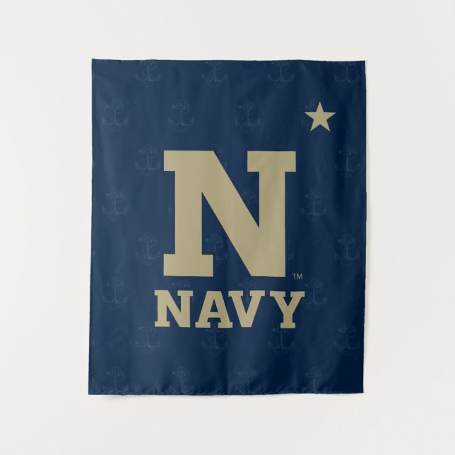 United States Naval Academy Alumni Distressed Tapestry (Front)
