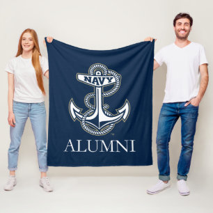 United States Naval Academy Alumni Fleece Blanket