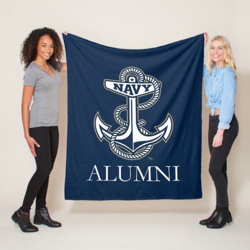 United States Naval Academy Alumni Fleece Blanket